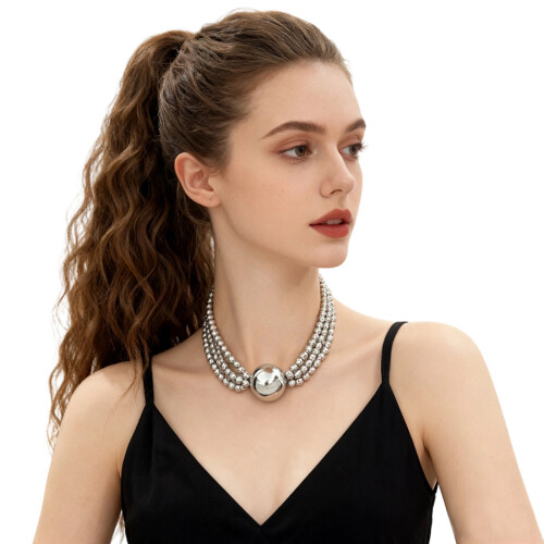 Bijoux en chaîne de perles d'imitation de couche avec des-SS4