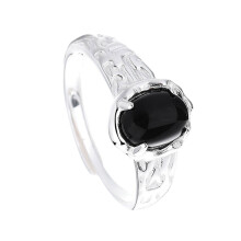 Modieuze open verenringen, verstelbare unisex-sieraden voor-B