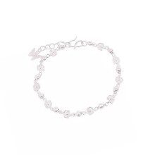 Sierlijke bloemen vlinder bedelarmband corrosiebestendig