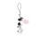 Moderne kat sleutelhanger minimalistische-Zwarte haarbal kat 1