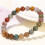 Bracelet classique en perles d'agate polie, léger, Design-12mm 2