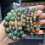 Bracelet classique en perles d'agate polie, léger, Design-12mm 6
