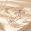 Modieuze bloemontwerparmband Comfort Fit armsieraden-Wit 6