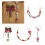 Holiday Cheer Plastic sleutelhanger Compact-Dubbellaags kristal 3