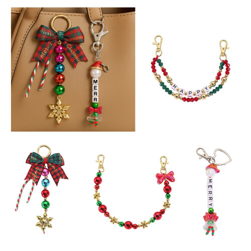 Holiday Cheer Plastic sleutelhanger Compact-Dubbellaags kristal 2