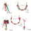 Holiday Cheer Plastic sleutelhanger Compact-Dubbellaags kristal 4