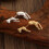 Katzen-Ohrringe, abnehmbarer Charm, baumelnder Schmuck-Silber 6