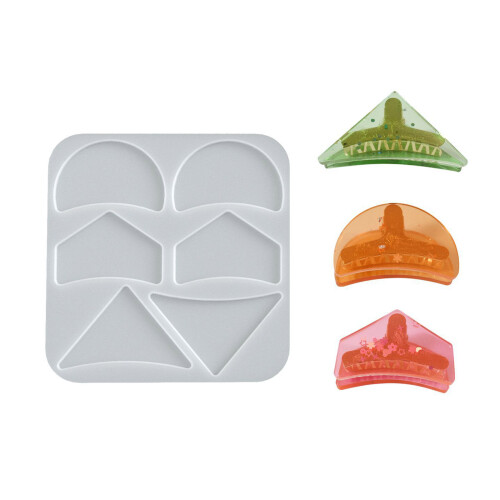 Easy Releases Silicone Mold For Epoxy Resin Hairpins-pattern 2