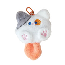 Pluche katachtige hanger Zachte cartoon Kitty accessoire-A