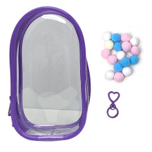Modern Minimalist Style Doll Protector Shatterproof-Purple