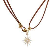 Collier bohème polyvalent pour femmes,-un collier de tournesol