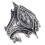 Mysterious Dark Ages Style Adjustable Ring Gothic Jewelry-Black 1