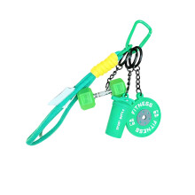 Aanpasbare halter sleutelhanger siliconen fitness sieraden-SS5