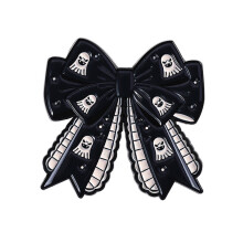 Gothic Bat Specters Skeleton Enamel Pin Jewelry-QHXZ4635