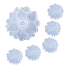 Flower Shaped Silicone Mould Set For Trays-Combination 2