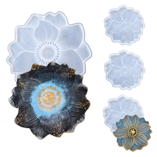 Heat Resistant Silicone Flower Mould Set For-Combination 1