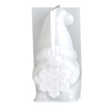 Christmas Theme Candle Making Mould With Santa Snowflake-64