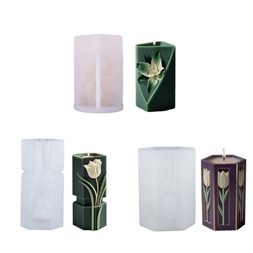 Flower Figurines Silicone Mold Silicone Texture for Handmade-70 2