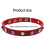 Collier en PU décoré de strass de couleur contrastée,-Rouge 4