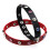 Collier en PU décoré de strass de couleur contrastée,-Rouge 5