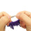 Plastic Finger Rings Size Gauge 5 Color Variants-White 6