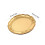 Smooth Elliptical Display Tray Nonslip Design Plate For-Gold 4