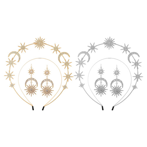Boucles d'oreilles à pince à cheveux Double couche, style-Argent 1