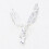 Boucles d'oreilles oiseau étoile à quatre branches avec glands 4