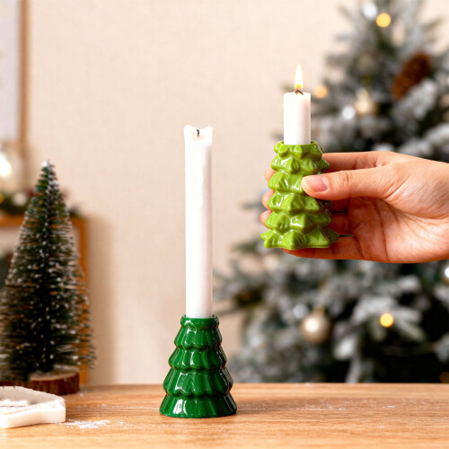 Reusable Food Grade Silicone Candle Stand Mold For-pattern 2 1