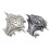 Mysterious Dark Ages Style Adjustable Ring Gothic Jewelry-Black 2