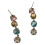 Boucles d'oreilles asymétriques en cristal clouté, accessoires 5