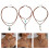 Collier de Styles Cowboy occidental, cordon doux et velouté,-2 3