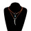Collier de Styles Cowboy occidental, cordon doux et velouté,-2 5