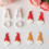 PLA Christmas Earring Mould Set With Portable Storage Box For 7