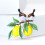 Lemon Bird Emaille Broche Accessoire Compact Ontwerp-Donkerbruin 6
