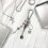 Fish Charm Keychain Multicolor Beads Alloy Materials Pendant For 6