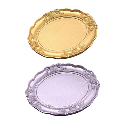 Portable Nonslip Accessory Tray For Keys Earrings-Silver 1