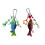 Creative Fish Keychain Sturdy Plastic Design Lightweight-Green 2