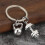 Sturdy Zinc Alloy Exercise Inspired Keychain Compact-Colorful 5