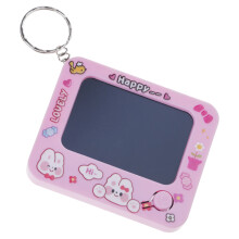 Miniature Doodles Board Keychain Schoolbag Pendant-Pink