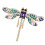 Schöne Libellen-Pins, Metallbrosche, lustiger Schmuck,-Lila 1