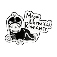 Lightweight Alloy Cartoon Procession Puss Badge Fun-QHXZ5503