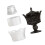 Vintage Crown Shape Handmade Candle Cup Molds-3 piece set 1