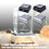 Adjustable Brightness Touch Control LED-Black Square model 5
