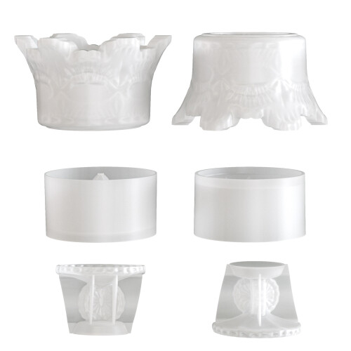 Easy Releasing Mold Vintage Crown Shape Storage Box Molds for-B 1