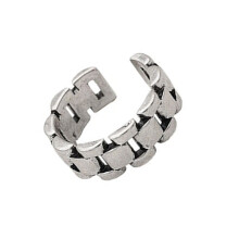 Adjustable Open Ring with Irregular Line Wrap for Women-B