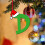 Adornos navideños de letras acrílicas planas de doble cara (2D) 1