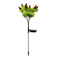 Solar LED Christmas Tree Plug-in Stake Light for Outdoor Garden Decoration, Easy Installation for Instant Holiday Cheer During the Festive Season A