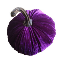 Handmade Velvet Pumpkins Decor Super Soft Stuffed Pumpkin With Exquisite