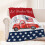 Patriotic Throw Blanket 40x50 in Red White Blue 1